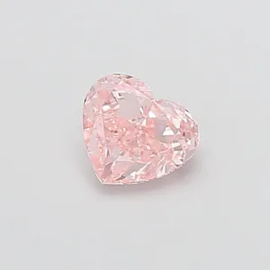 1ct HEART Fancy Intense Pink VS1 Coloured Lab diamond