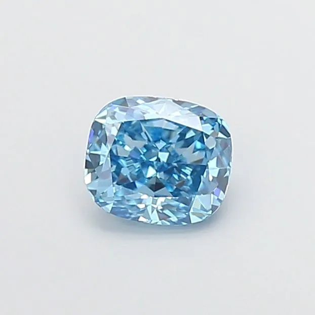 1.04ct CUSHION Fancy Vivid Blue VVS2 Coloured Lab diamond
