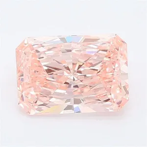 1.04ct RADIANT Fancy Intense Pink VVS2 Coloured Lab diamond