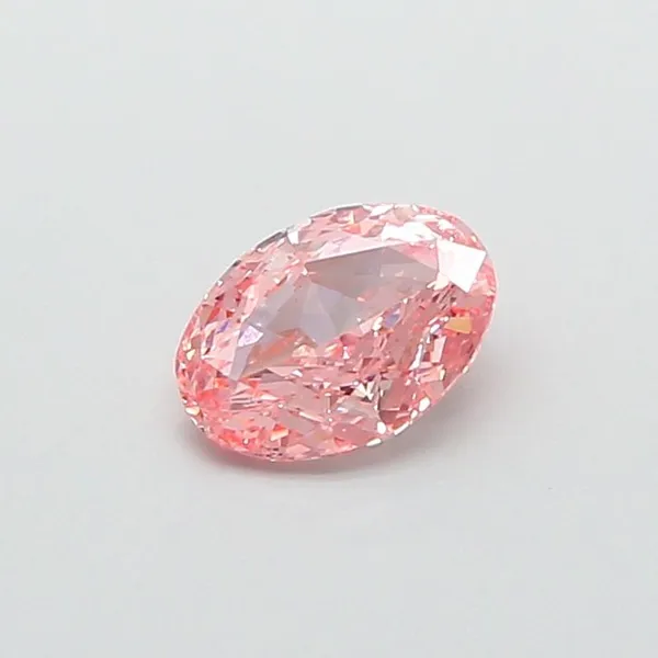 1.16ct OVAL Fancy Vivid Pink VVS2 Coloured Lab diamond