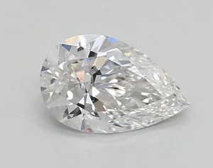0.77ct PEAR D VVS1 Lab diamond
