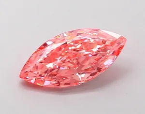 1.41ct MARQUISE Fancy Vivid Pink VVS1 Coloured Lab diamond