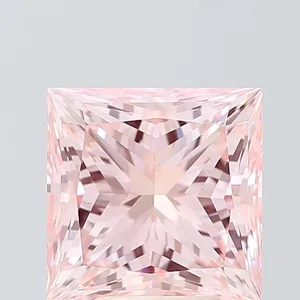 5.01ct PRINCESS Fancy Intense Pink VS1 Coloured Lab diamond