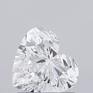 0.84ct HEART D VVS1 Lab diamond