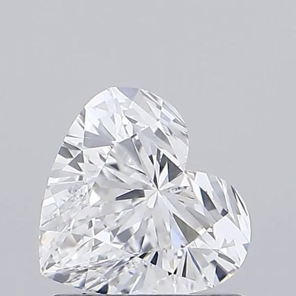 0.84ct HEART D VVS1 Lab diamond