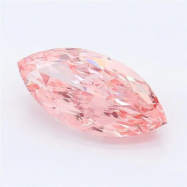 1.74ct MARQUISE Fancy Vivid Pink VS2 Coloured Lab diamond