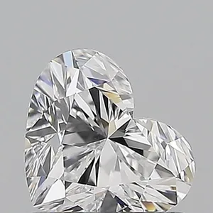 0.9ct HEART D VVS2 Natural diamond