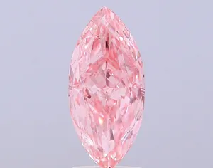 2.1ct MARQUISE Fancy Vivid Pink VS2 Coloured Lab diamond