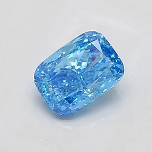 1.01ct CUSHION Fancy Vivid Blue VS1 Coloured Lab diamond