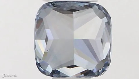 0.46ct CUSHION Fancy Vivid Blue VS2 Coloured Lab diamond