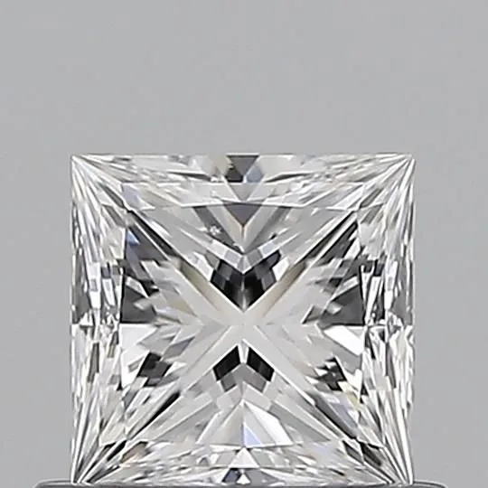 0.66ct PRINCESS D VS2 Natural diamond