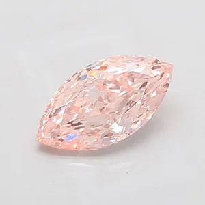 1.82ct MARQUISE Fancy Vivid Pink VVS2 Coloured Lab diamond