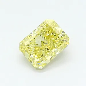 1.21ct RADIANT Fancy Yellow VS1 Coloured Lab diamond
