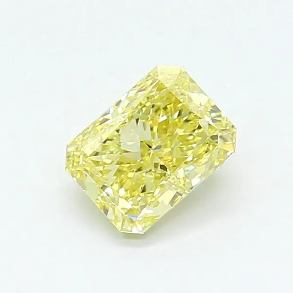 1.21ct RADIANT Fancy Yellow VS1 Coloured Lab diamond