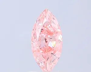 1.07ct MARQUISE Fancy Vivid Pink SI1 Coloured Lab diamond