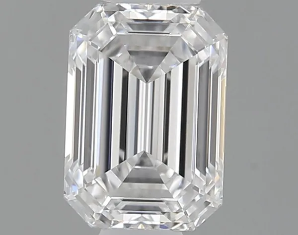 0.44ct EMERALD D VVS2 Lab diamond
