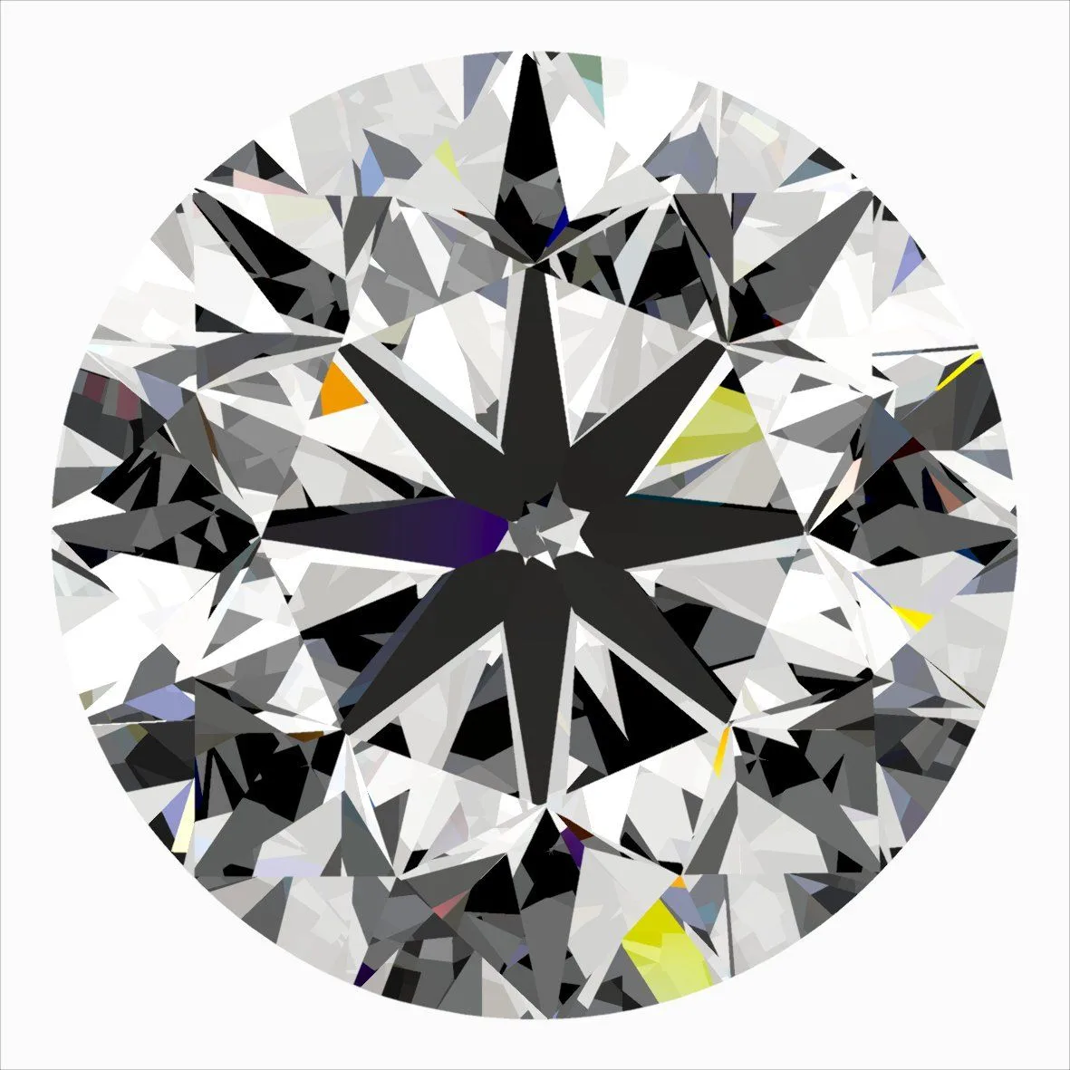 0.30ct ROUND F SI1 Natural diamond