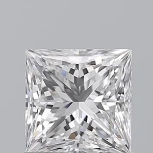 1.01ct PRINCESS D SI1 Natural diamond