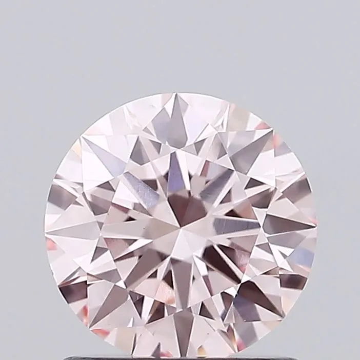 1.08ct ROUND Fancy Intense Pink VVS2 Coloured Lab diamond