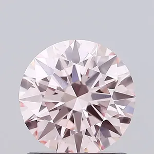 1.08ct ROUND Fancy Intense Pink VVS2 Coloured Lab diamond