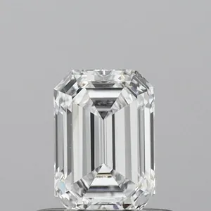 0.51ct EMERALD D VVS2 Lab diamond