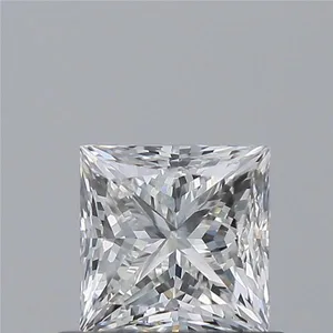0.6ct PRINCESS H VVS1 Natural diamond