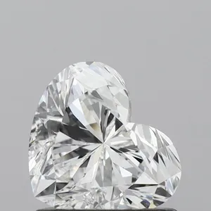 0.97ct HEART D VS1 Lab diamond