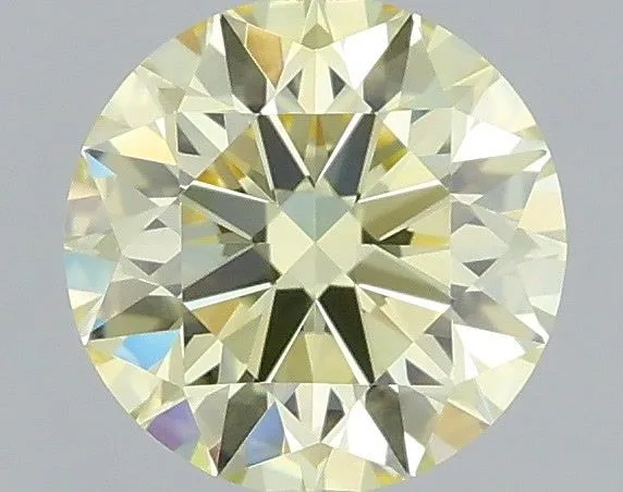 0.55ct ROUND Fancy Yellow VVS1 Coloured Lab diamond