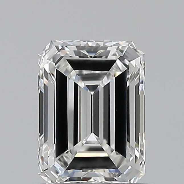 0.70ct EMERALD F VVS2 Natural diamond