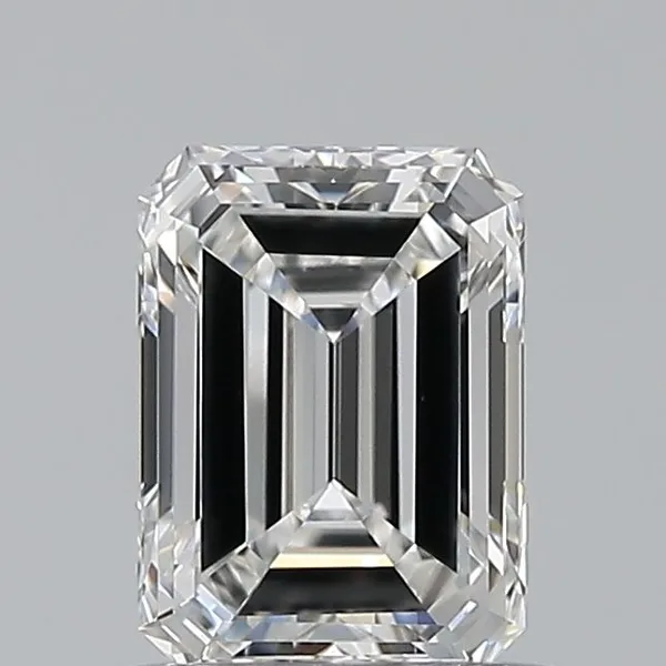 0.7ct EMERALD F VVS2 Natural diamond