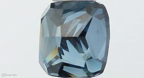 0.52ct CUSHION Fancy Deep Blue VS1 Coloured Lab diamond