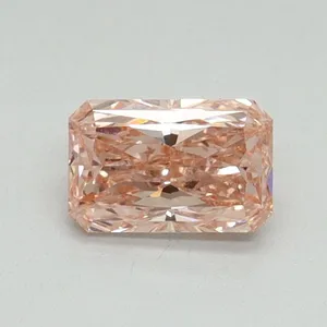 0.52ct RADIANT Fancy Intense Pink VVS2 Coloured Lab diamond