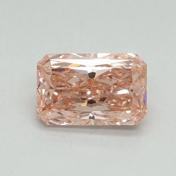 0.52ct RADIANT Fancy Intense Pink VVS2 Coloured Lab diamond