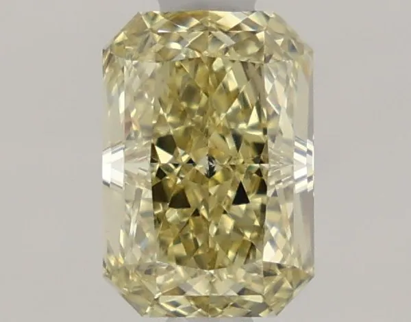 1.13ct RADIANT Fancy Yellow VVS2 Coloured Lab diamond