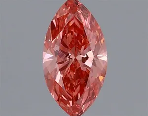 0.44ct MARQUISE Fancy Vivid Pink VS2 Coloured Lab diamond