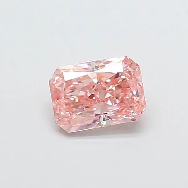 0.98ct RADIANT Fancy Intense Pink VS1 Coloured Lab diamond