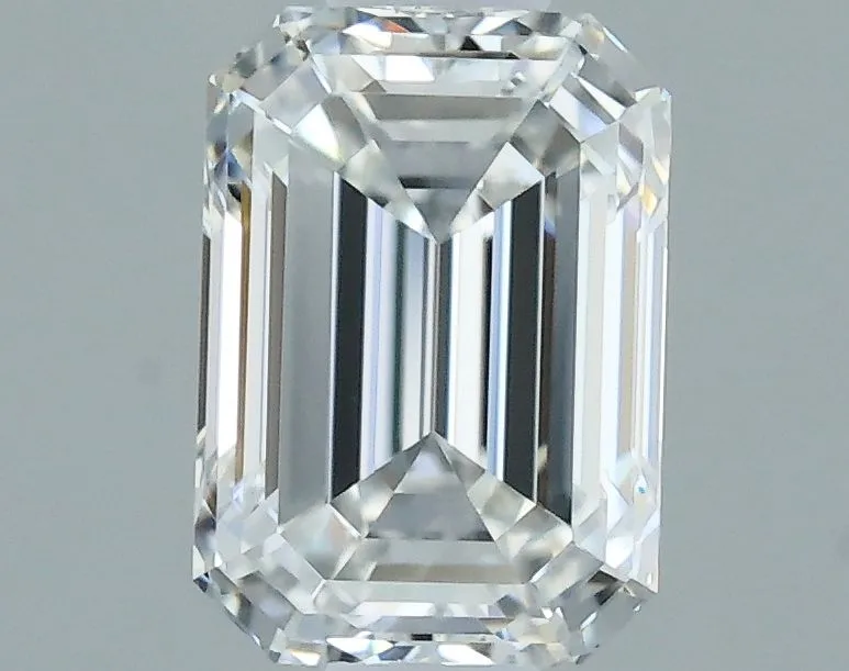 0.51ct EMERALD F VVS2 Natural diamond