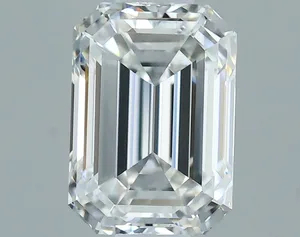 0.51ct EMERALD F VVS2 Natural diamond