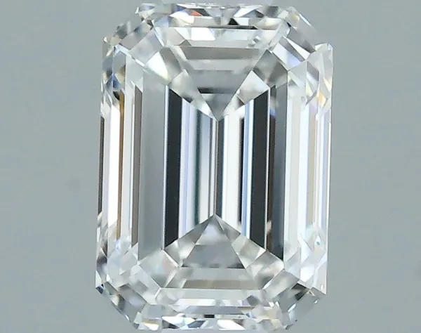 0.51ct EMERALD F VVS2 Natural diamond