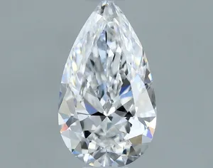 0.4ct PEAR D VVS2 Natural diamond