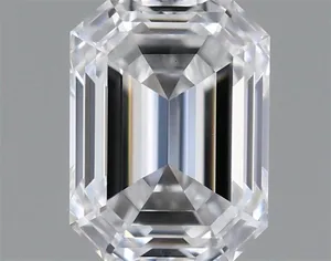 0.53ct EMERALD D VS2 Natural diamond