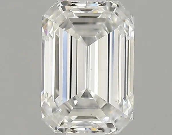 0.72ct EMERALD F VS1 Lab diamond