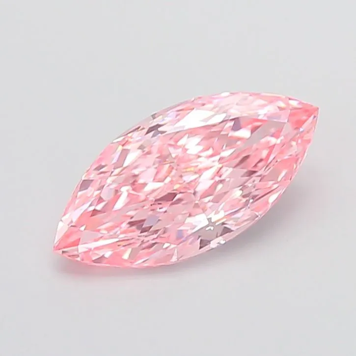 2.12ct MARQUISE Fancy Vivid Pink VVS2 Coloured Lab diamond