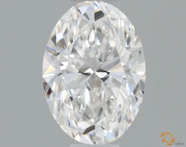 0.5ct OVAL F VVS1 Natural diamond