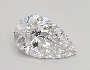 0.7ct PEAR D VVS1 Lab diamond