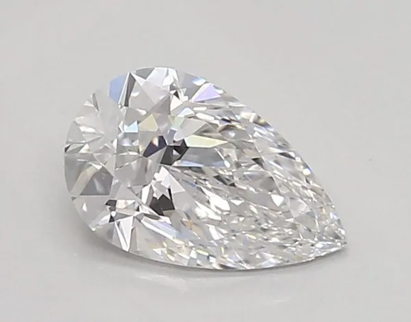 0.7ct PEAR D VVS1 Lab diamond