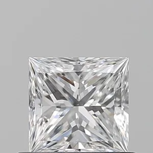 0.58ct PRINCESS E VS2 Natural diamond