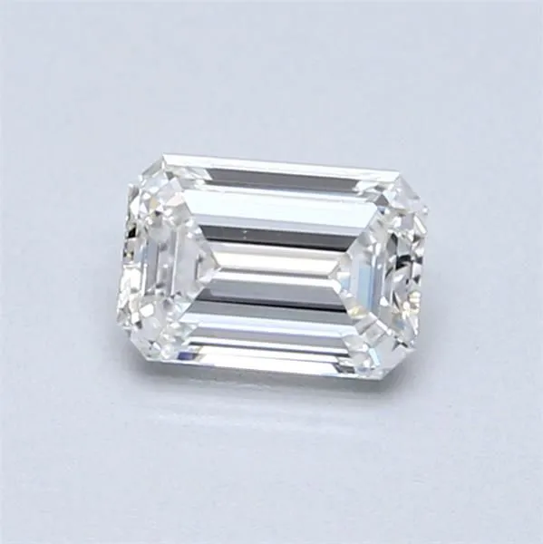 0.61ct EMERALD F VS1 Natural diamond