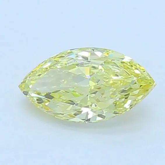 1ct MARQUISE Fancy Yellow VS2 Coloured Lab diamond