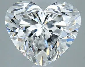 0.63ct HEART F VVS2 Natural diamond